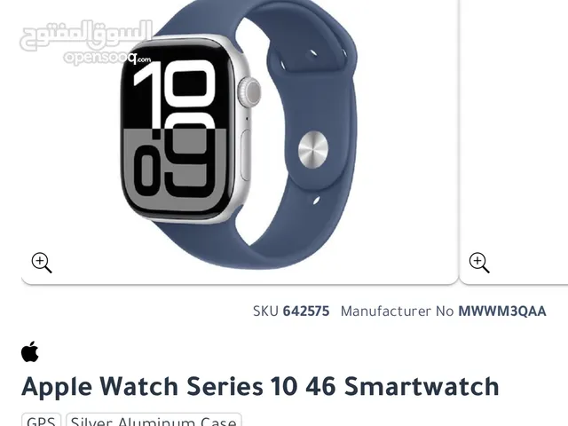 Apple watch Series 10 46mm silver ساعه ابل الاصدار العاشر فضي