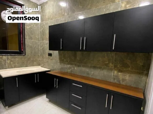 كاونتر خشب نوعيه mdf قياس مترين وسنك متر و 20