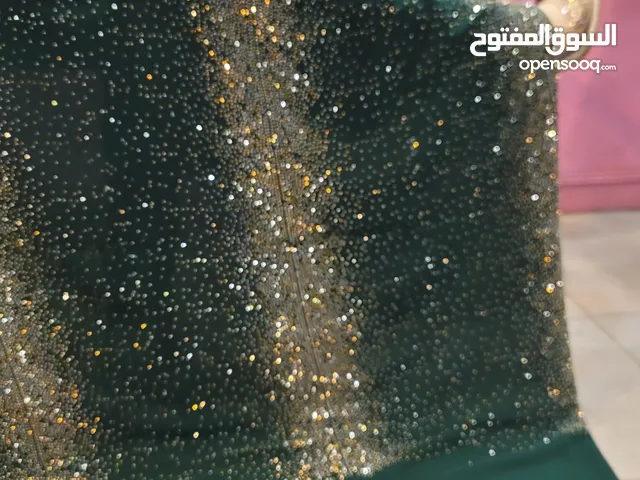 دروع عرائسي مطرز بفصوص كريستال سلفر عاالممممي وفخم
