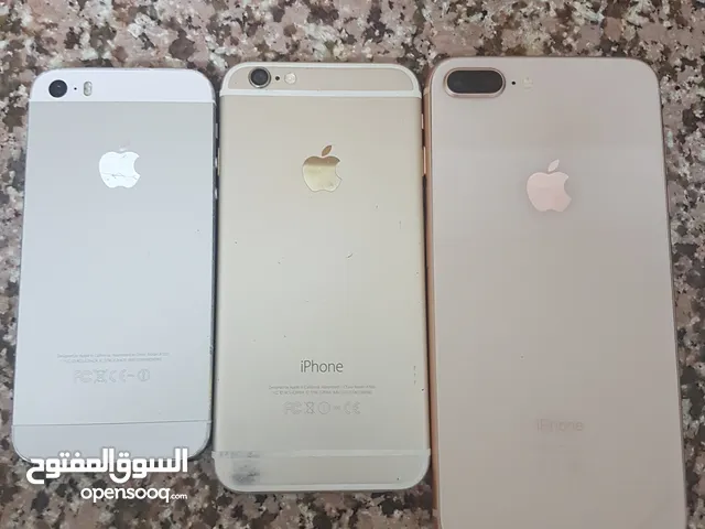 جهاز ايفون 8 بلس وجهاز ايفون 6 عادي وايفون 5 اس للبيع