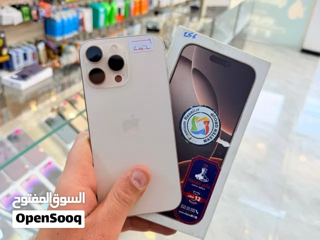 ايفون 16 برو ماكس ماستر. ذاكره 256 بطارية 91. نظافه 100%. ضمان 5 ايام
