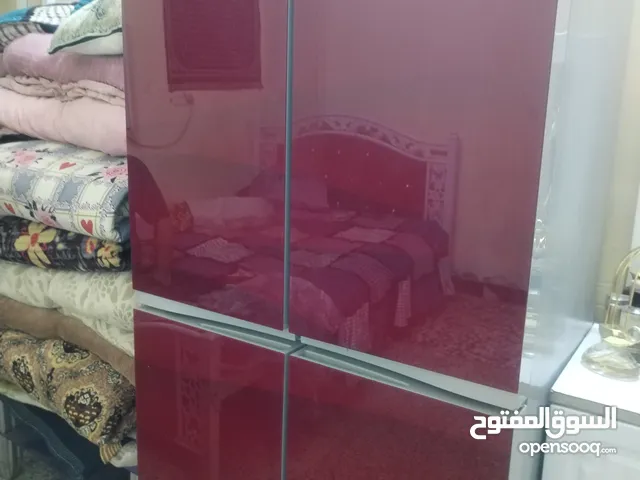 ثلاجة +مجمده 16 قدم نوع جبسون بخاخ 4ابواب اللون ماروني شغاله استعمال قليل لم تذهب إلى صيانه