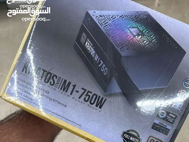 بور سبلاي أر جي بي 750 واط اوبن بوكس GAMDIAS Kratos M1-750B RGB 750W 80+ Bronze Non-Modular Power Su