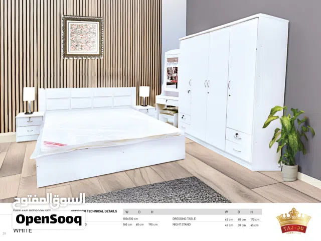 غرفة النوم مع التوصيل والتركيب والدوشك الطبي  السويق والسيب