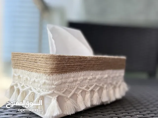 Handmade Tissue holder on table