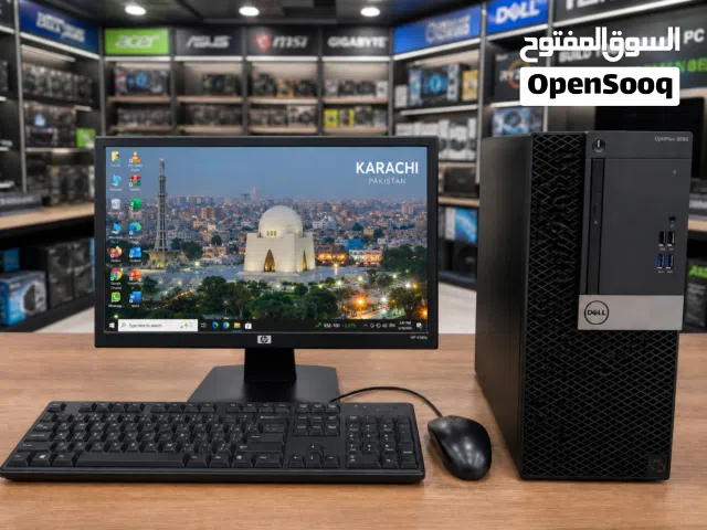 Dell Core i3 6th Generation 8GB RAM 500GB HDD  19" Monitor Intel HD Graphics 4GB Shared