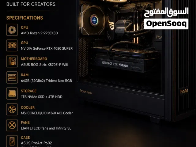 Ryzen 9 9950X3D Gaming PC