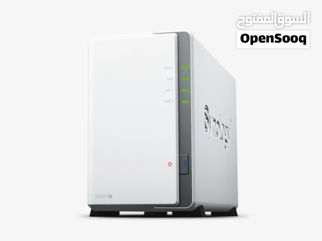 للبيع: سيرفر تخزين سحابي شخصي Synology DS223j (بحالة شبه جديدة) بدون هاردات