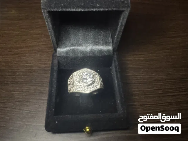Men’s Silver Ring 10.02g - Diamond Style Stone  Monthly Installments