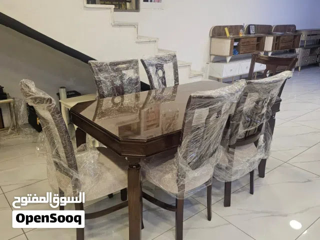 طاولة سفره 6كراسي خشب زان ولاتيه كرسي زان كامل