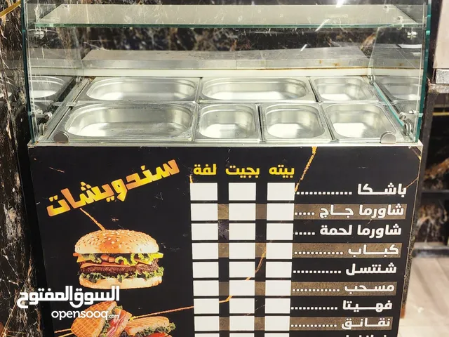 عدة مطعم بوضع ممتاز للبيع التفاصيل موجودة في الوصف