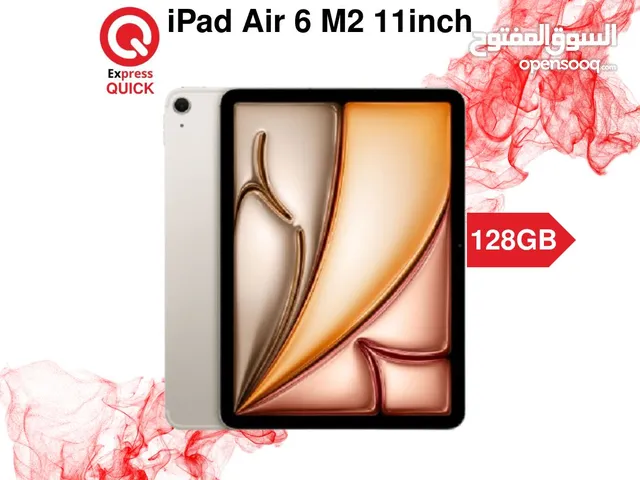APPLE IPAD AIR 6 ( 128GB ) NEW /// ايباد اير 6 ذاكره 128 جيجا الجديد كليا