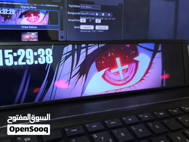شاشة TFT من ajazz akp02 لون اسود حجم 9.2 انش جديد غير مستعمل بأقل سعر وتوصيل لكافة مناطق المملكة