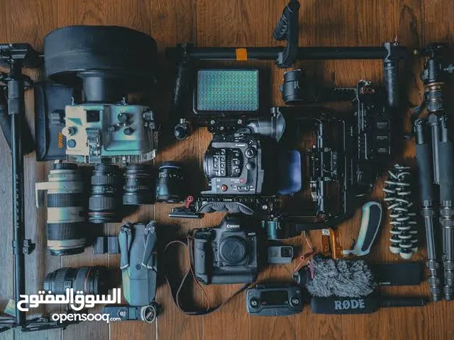 متاح تصوير فيديو و ايجار معدات التصوير الاحترافيه