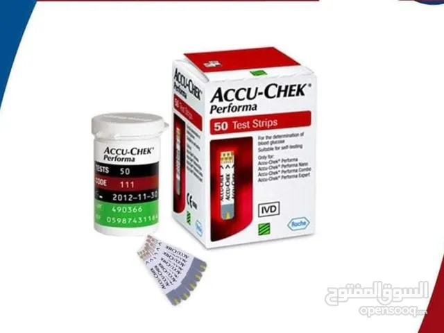 شرائط جهاز السكر أكوا-تشيك بيوفرما Accu-Chek Performa Strips ( 50 شريط )