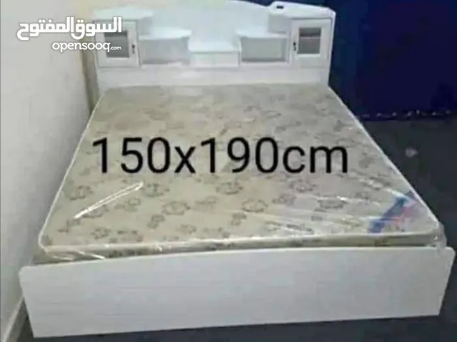 Brands new wood bed with medical mattress with queen size