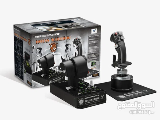 USAF Thrustmaster Hotas Warthog  Flight Simulator Joystick & Pedals Saitek Pro Rudders -PC