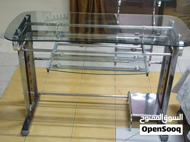 Tempered Glass Top Writing/Computer Table In Throw Away Price.