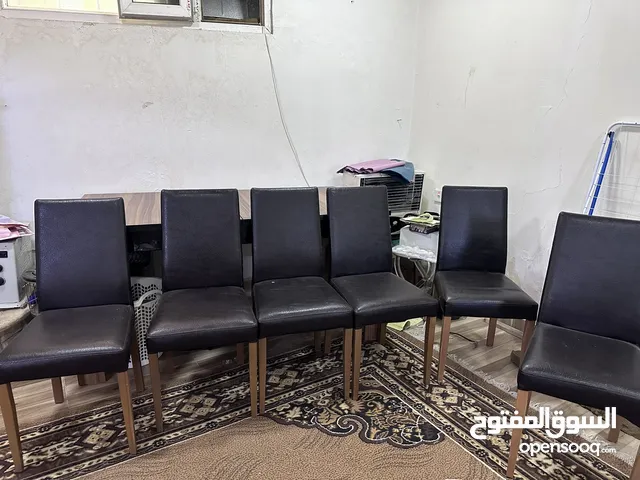 ميز طعام 6 كراسي تكمة