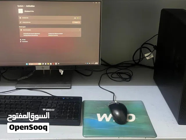 hp pc setup good condition negotiable بيسي  اتش بي سيت اب حالة ممتازة قابل للتفاوض