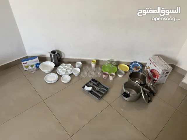Household items urgent sale for 100 OMR including IKEA 2 door cupboard chairs tables sandwich maker