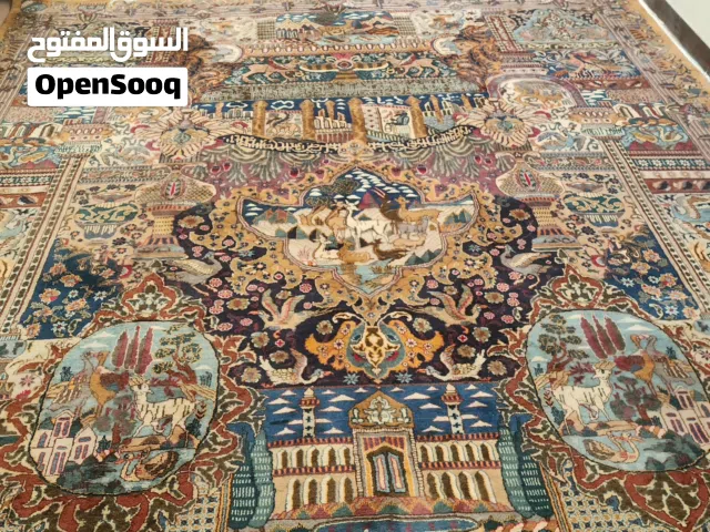 Old antique handwoven carpet