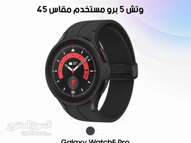 وتش 5 برو مقاس 45 مستخدم نظيف جدا ب120$ مع الشاحن الوكاله