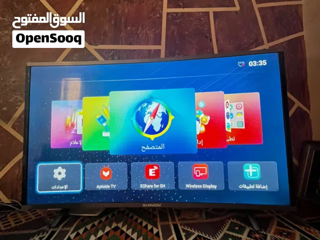 شاشة شينون مقوسة نضيفه كلش للبيع