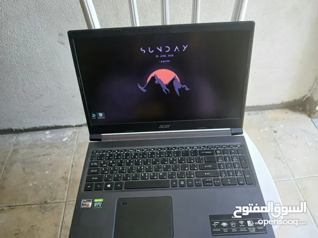acer aspire a715-43G 8 gb ram 512 ssd m.2 Amd ryzen 5 5625u Rtx 3050 4gb