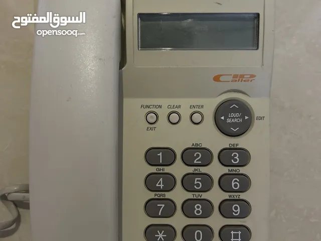 عدد 6 هواتف أرضية ماليزي وياباني بسعر حرق (مستعمل نظيف جداً)