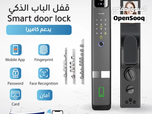 قفل الباب الذكي Smart door lock يدعم الكاميرا والفيديو 7