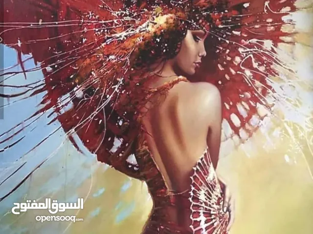 Elegant Surreal Oil Painting – 90x90 cm – Limited Edition Art