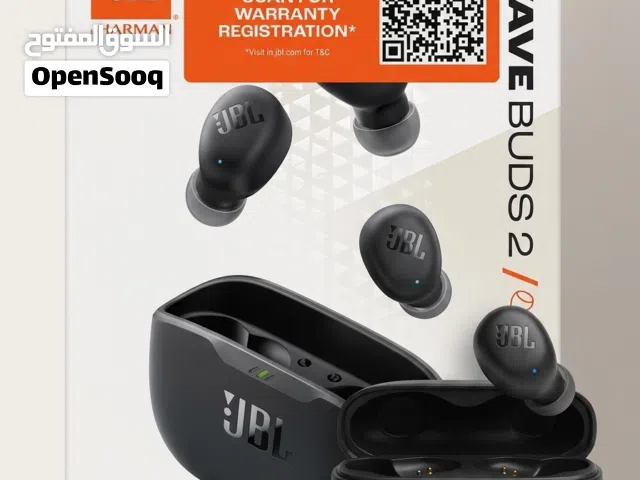 سماعة JBL Wave Buds 2 أصلية - استخدام يوم واحد فقط (البيع في بنغازي لا يوجد خدمة توصيل)