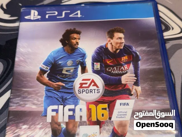 1. شريط FIFA 16 لجهاز PS4 مستعمل بحالة ممتازة للسوني