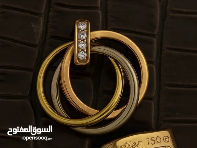 قلادة Cartier Trinity أصلية من ذهب 18K مع ألماس – قطعة فخمة وجميلة