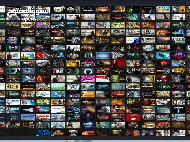 حسابات ستيم 100 لعبه من اختيارك او 150 لعبه من اختيارك او 200 لعبه من اختيارك