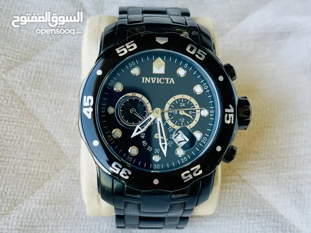 Exclusive Swiss-made Black Watch Pro Diver SCUBA Men Invicta 48mm Black Brand New Condition