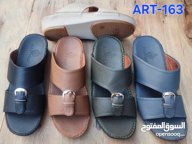 صندل جلدي كلاسيكي رجالي صندل رجالي جلد فاخر صندل عربي جلدي مريح صندل كلاسيك جلد — جودة عالية صندل جل