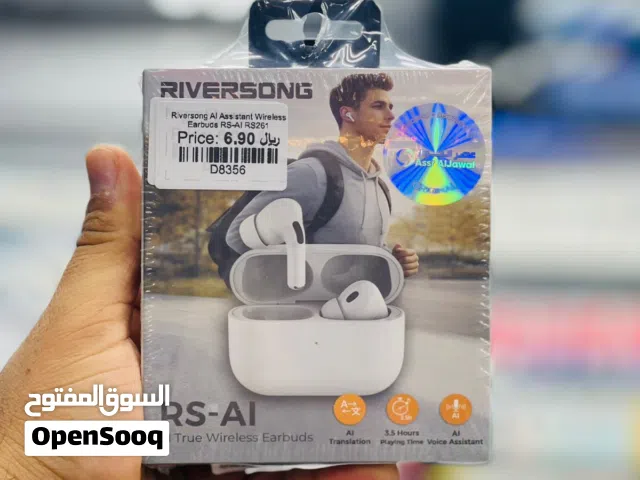 Brand New Riversong Air Buds in Oman  Voice Assistant  1 Year Warranty