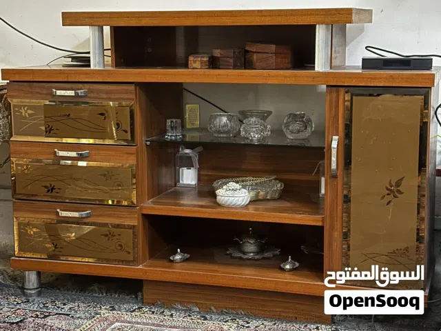 ميز شاشه صاج خشب