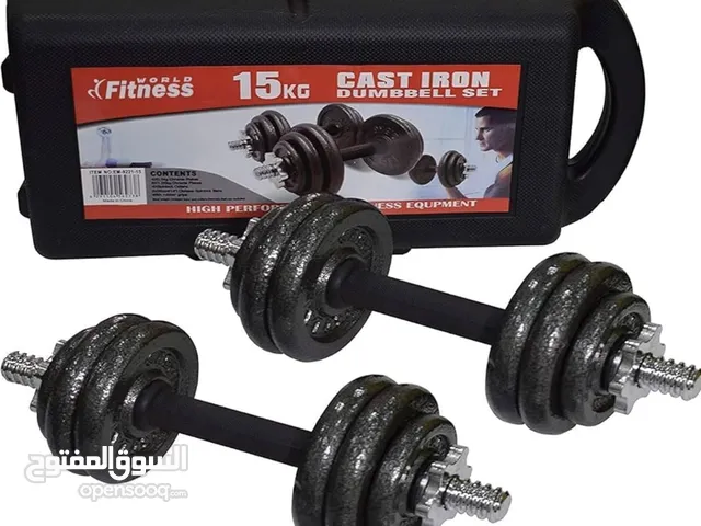 Dumbells and Banch for training Almost new