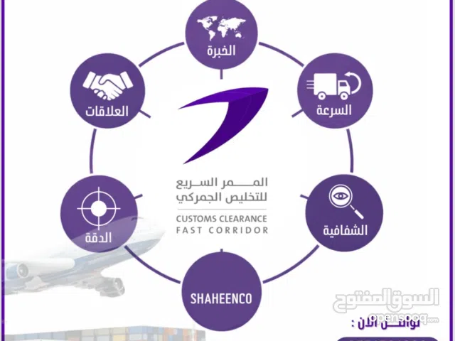 مخلص جمركي جميع المنافذ الحدودية