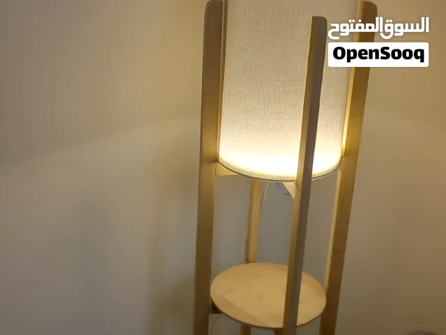 للبيع مصباح ارضى خشبى زو 3 ارفف