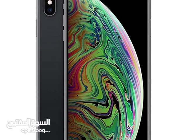 iPhone x-max in black with good quality! + with its headphones for free.