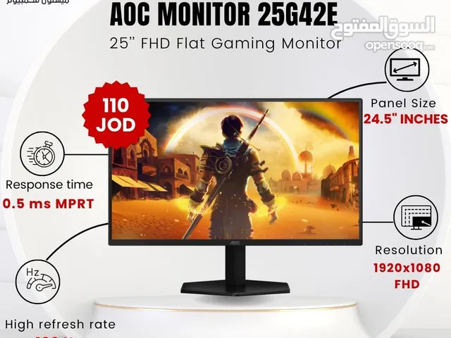 شاشة اي او سي Monitor AOC 25 Inch بافضل الاسعار