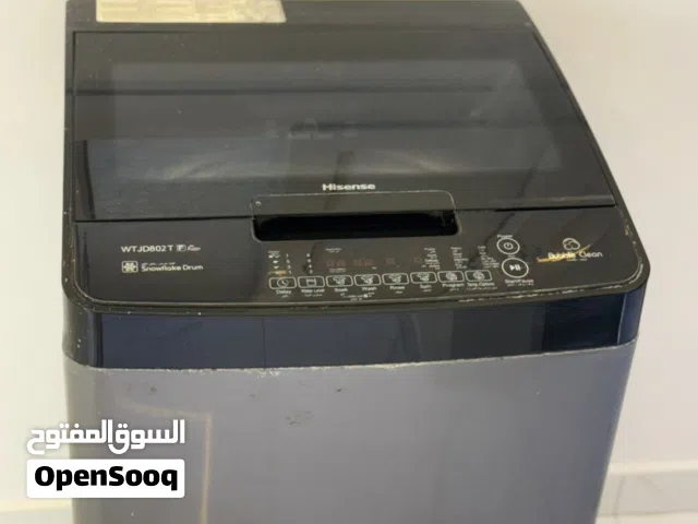 غسالة هايسنس بحالة ممتازه 8 كيلو