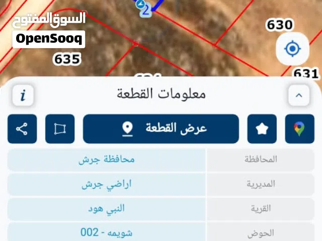 Residential Land for Sale in Jerash Other