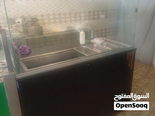 بسطه سندويش ستيلس ستيل سبع جاطات تبريد 100% مستعمل بحال الوكاله