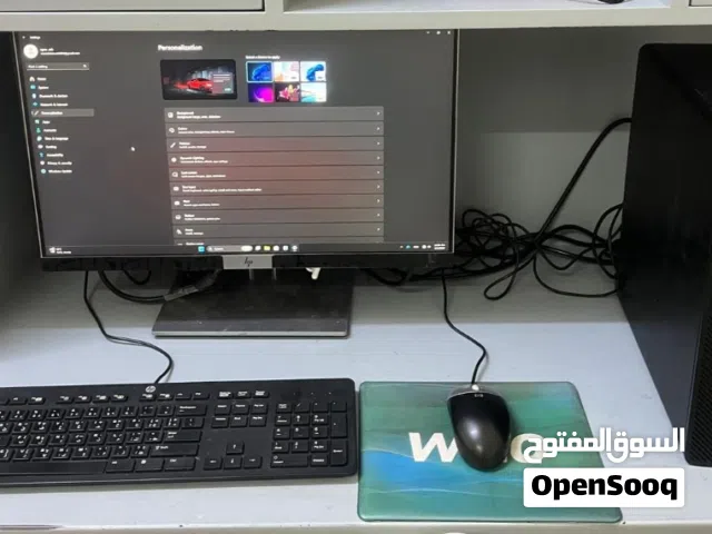pc hp setup Negotiable جهاز كمبيوتر اتش بي بجميع  مشتملاته  قابل للتفاوض