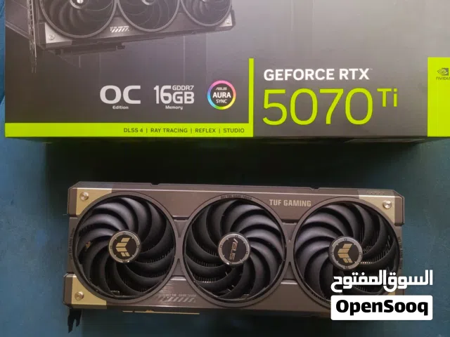 كرت شاشه asus tuf rtx 5070 ti